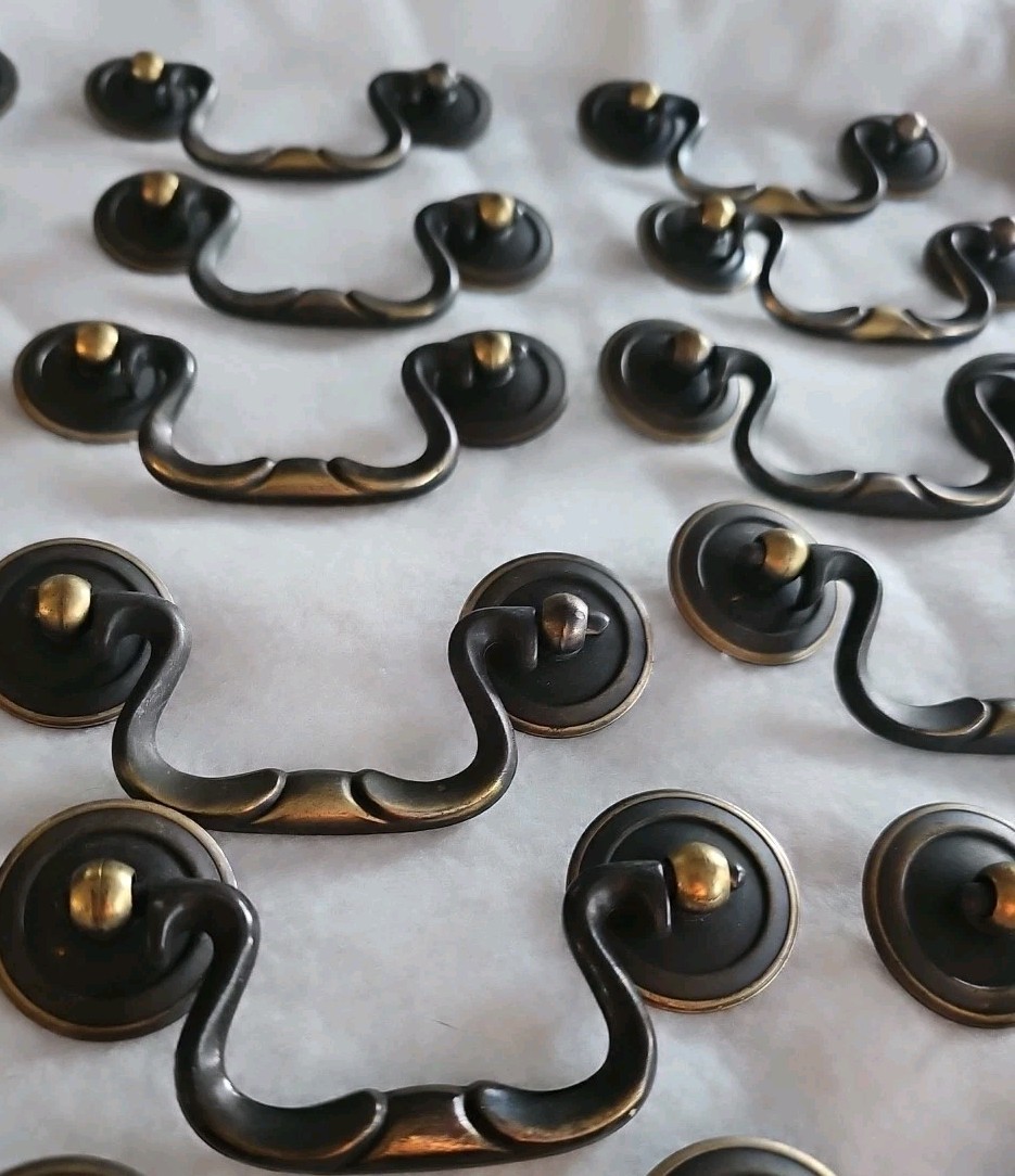 Lot of 10 KBC 4761 Bail Handle Drop Pulls 3" On Center Vintage MCM W/ Screws