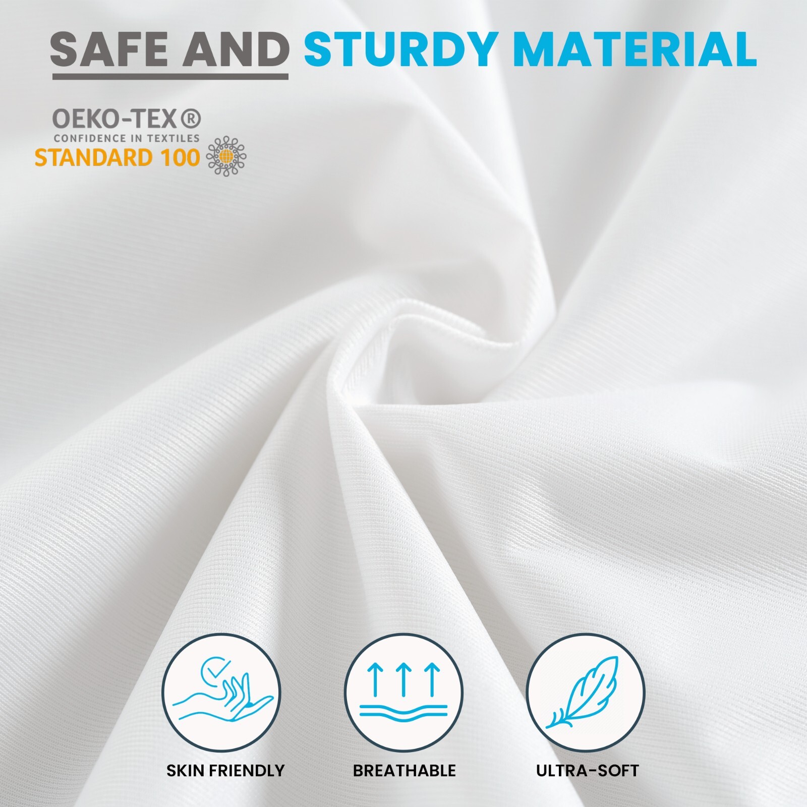 Zippered Mattress Encasement Waterproof Protector Hypoallergenic Mattress Cover