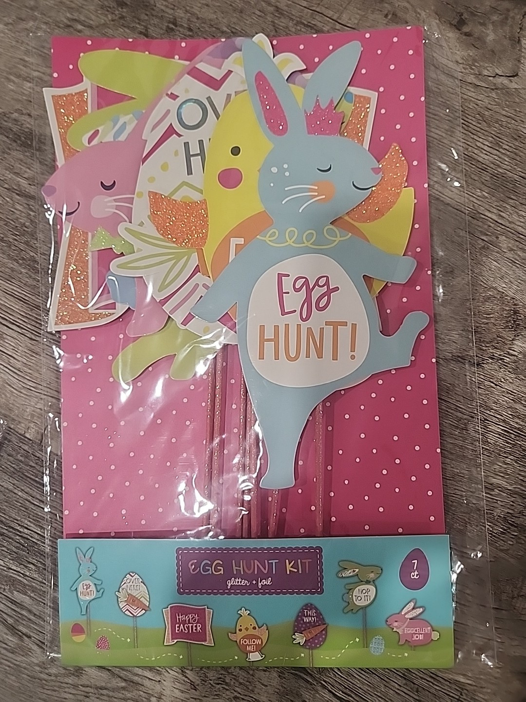 Easter Egg Hunt Party Goods Paper Goods Plastic Eggs Foam Stickers All In One Pk