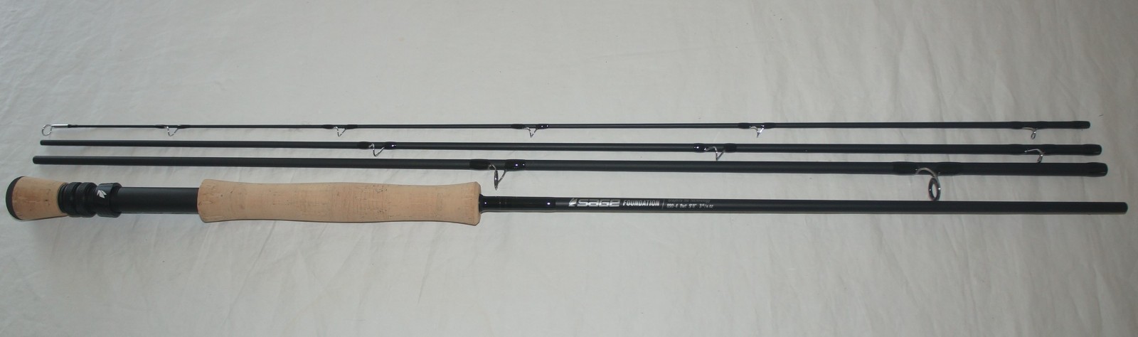 New Authentic Sage Foundation Outfit Fly Fishing Combo Rod 9ft 8wt (890-4)-Black