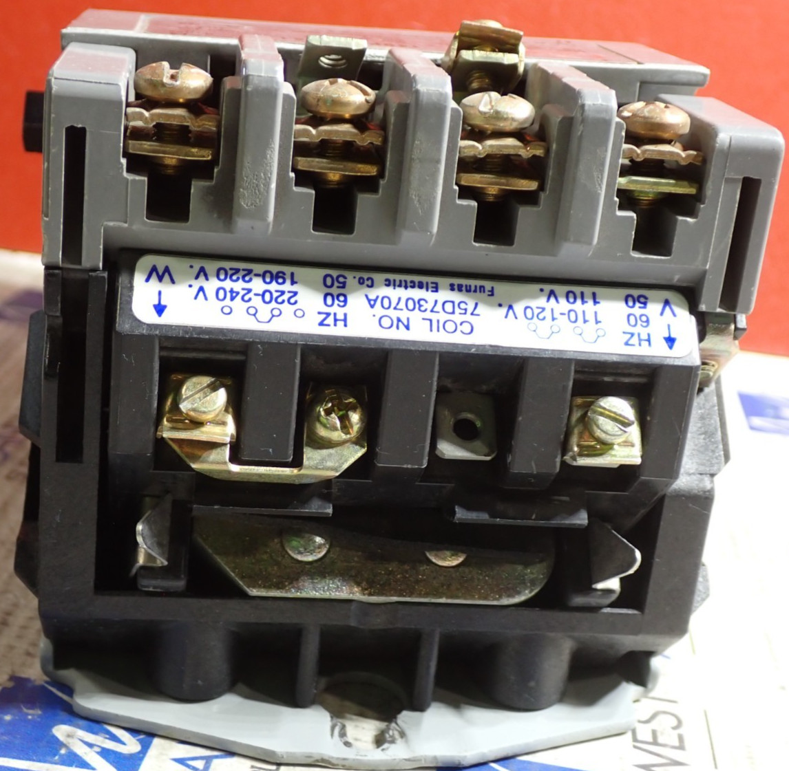 Furnas 14DP32A*81 Size 1 Starter 27 Amp 600VAC w/ 75D73070A Coil TESTED S933