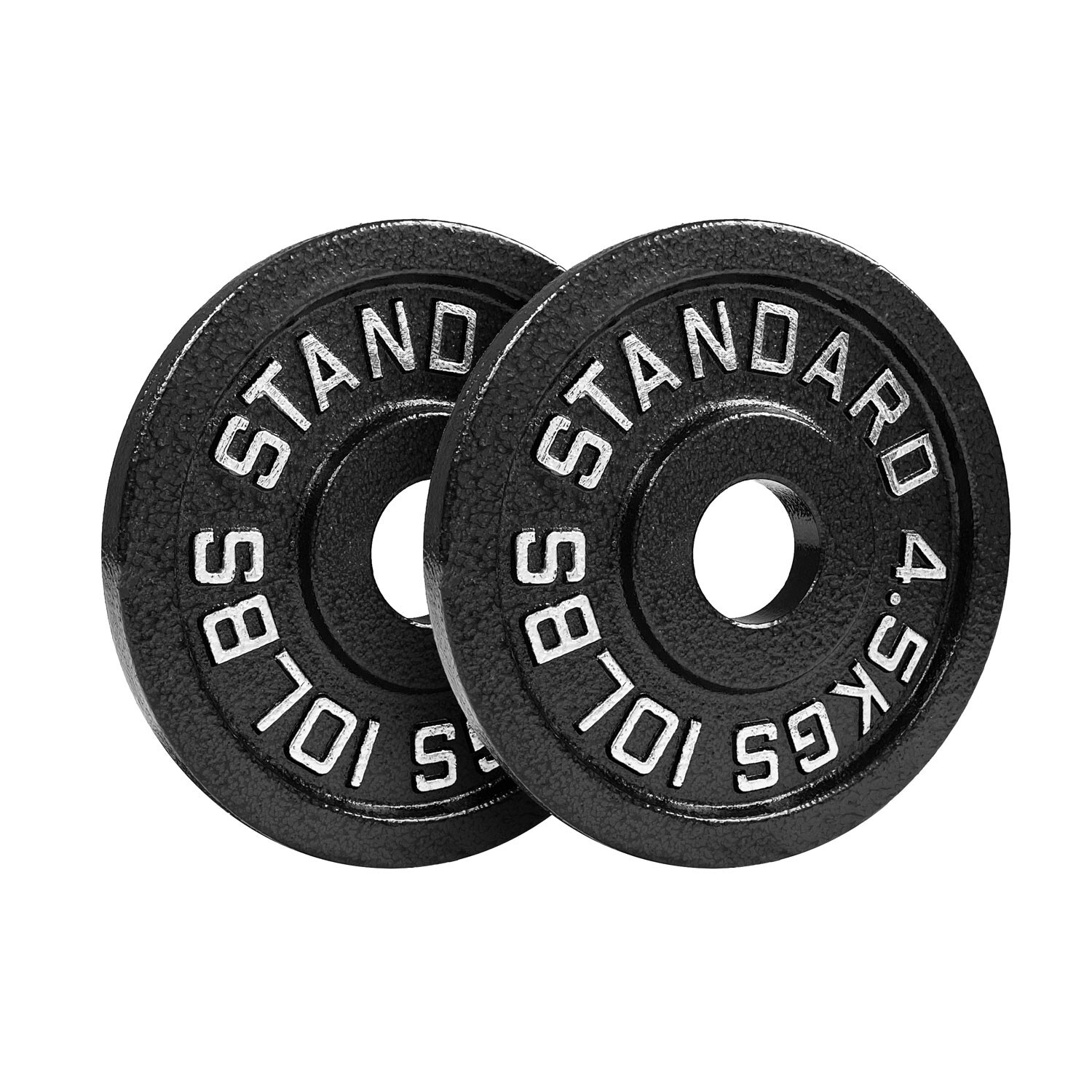 Steel Olympic Plates 85LB Set - Premium 2x 25lb, 10lb, 5lb, & 2.5lb 2 in Weights
