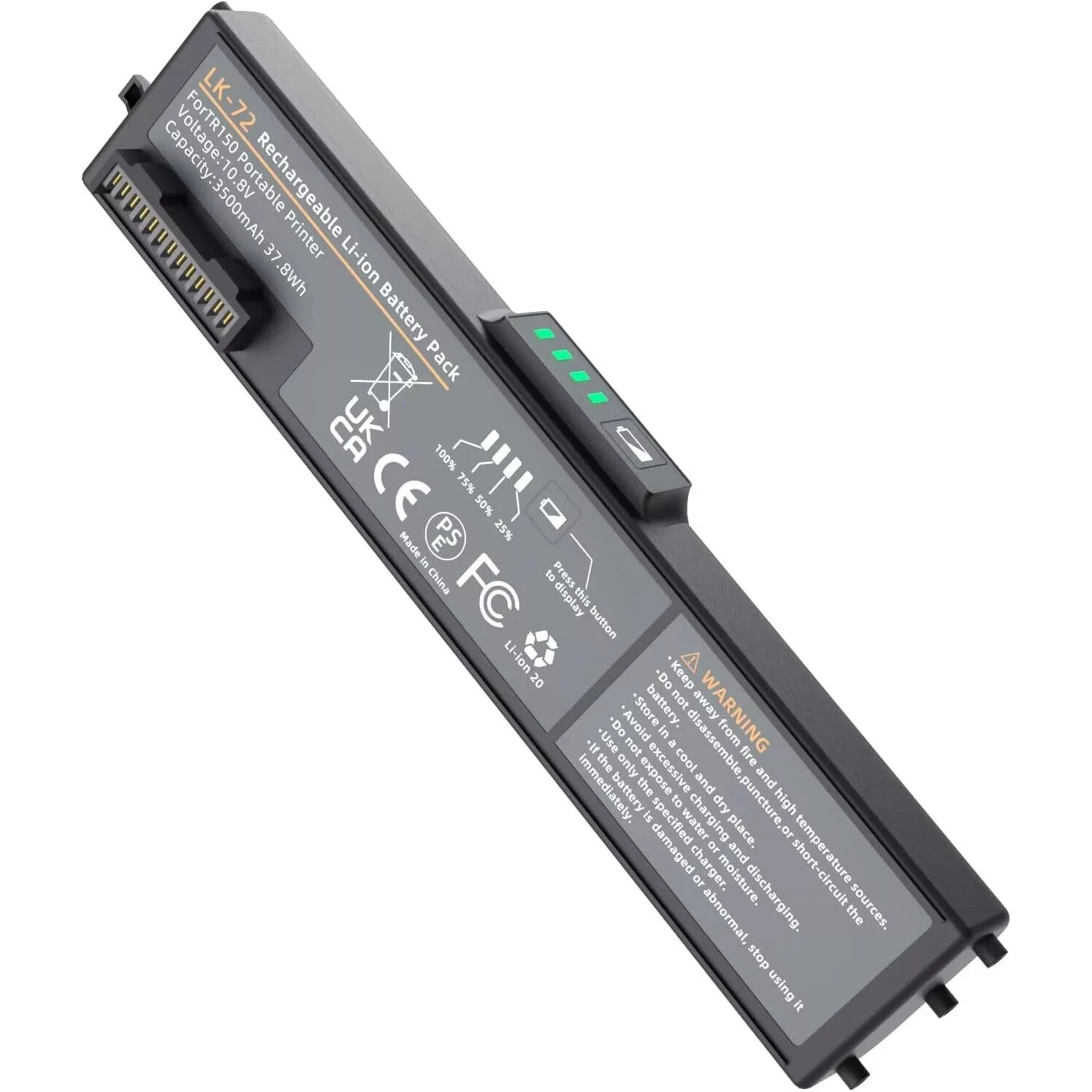 LK-72 Internal Battery for Canon PIXMA TR150 Mobile Printer 10.8V - Free Ship US