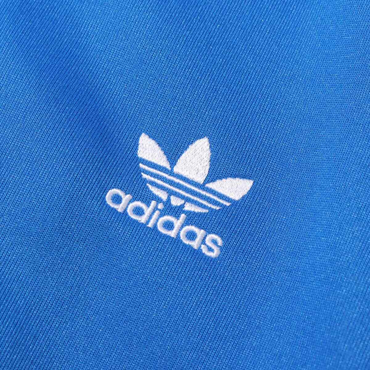 adidas Originals Classics Track Jacket White Logo Retro Blue Bird Top Men Size