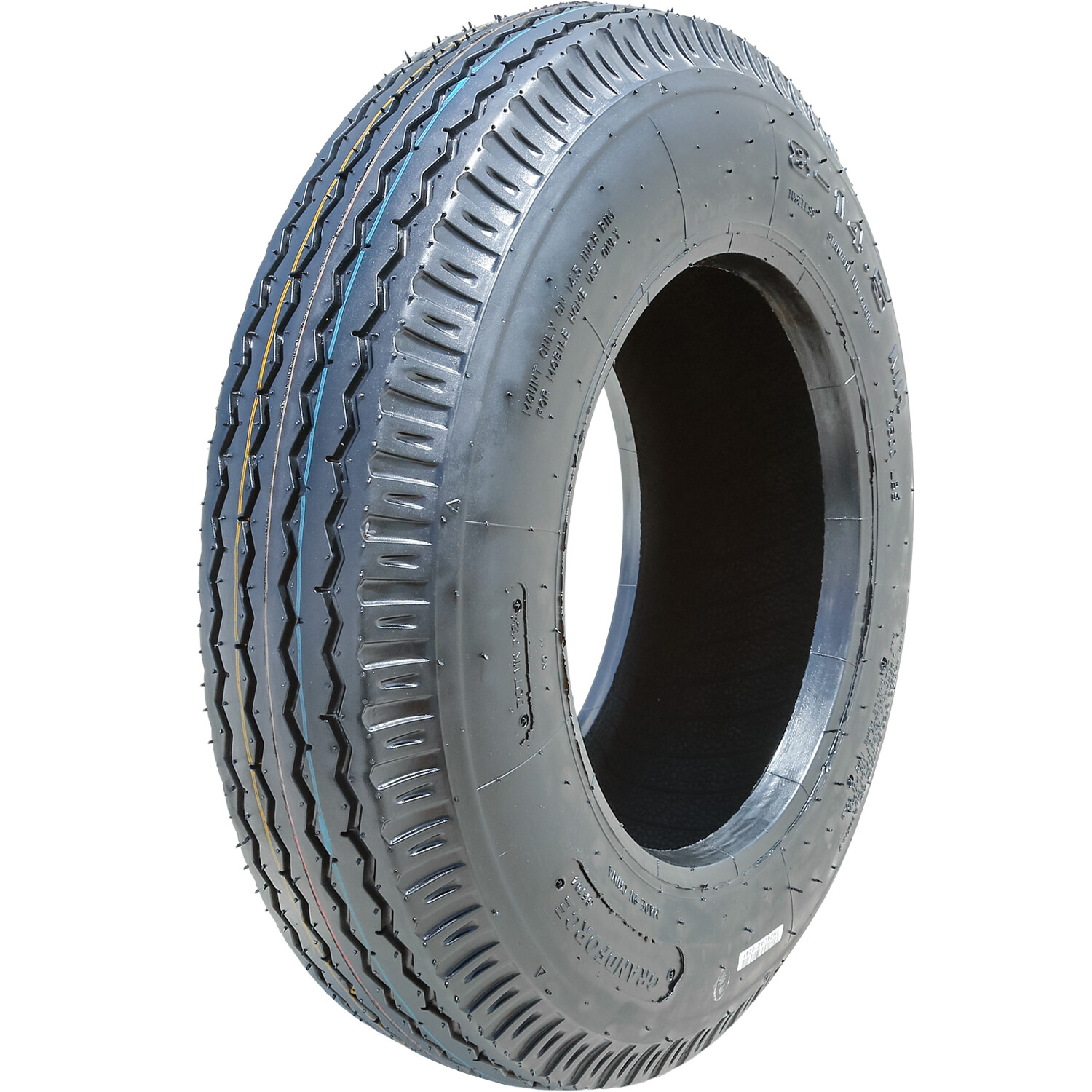 4 Tires Grandforce GF704 ST 8-14.5 Load G 14 Ply Mobile Home Trailer
