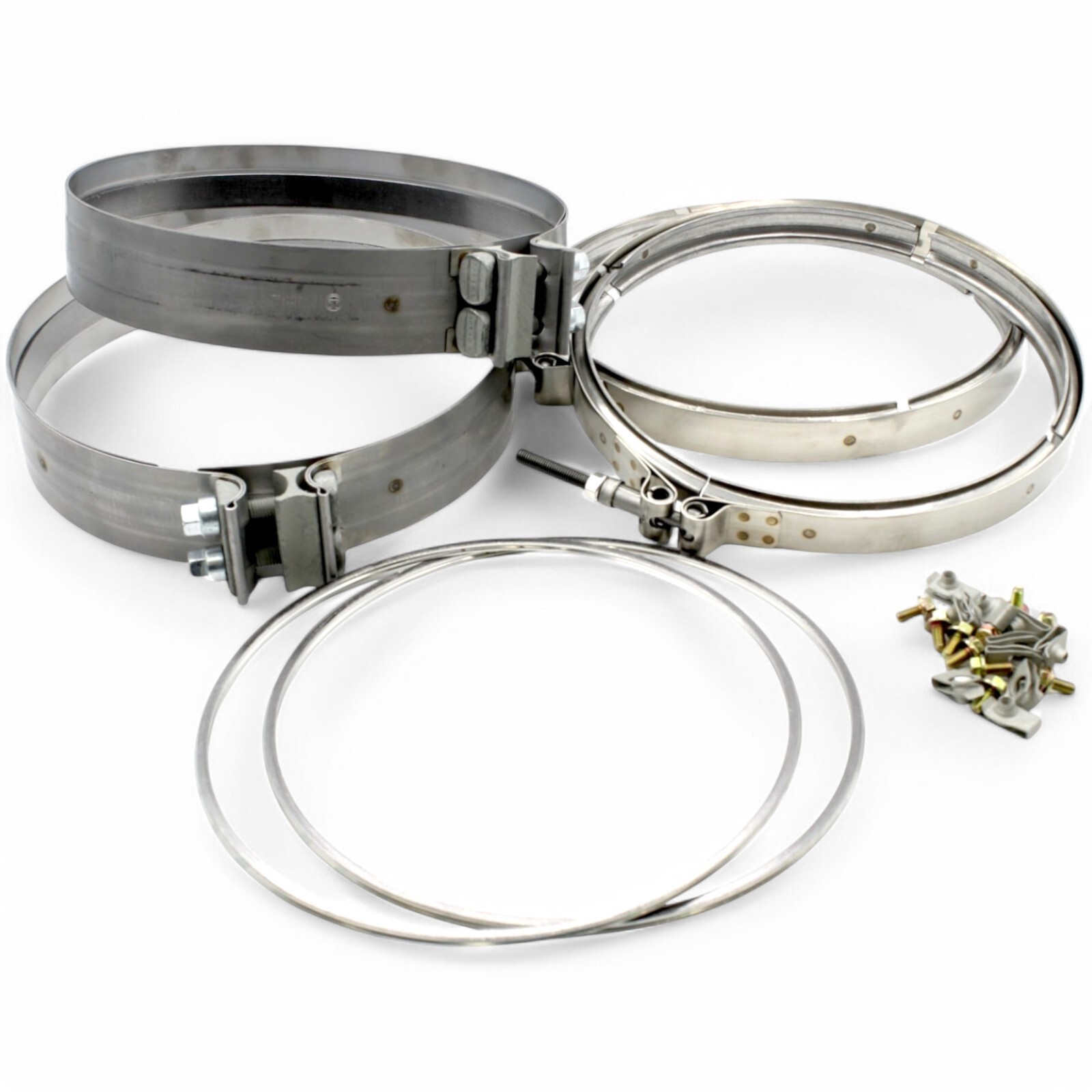 DPF Filter Clamp & Gasket Kit Detroit Engines A680950202 A6809950302 A6804910480