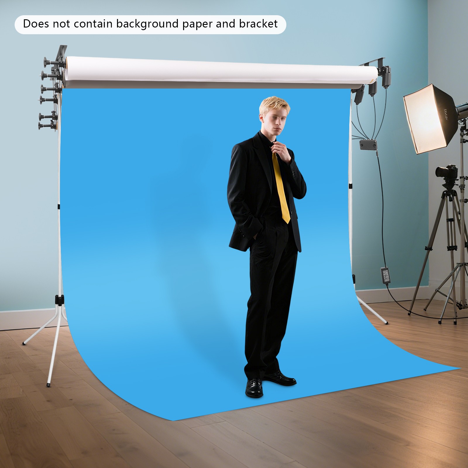 Motorized 6-Roller Backdrop Support System Wall Mount Photo Video w/ Remote