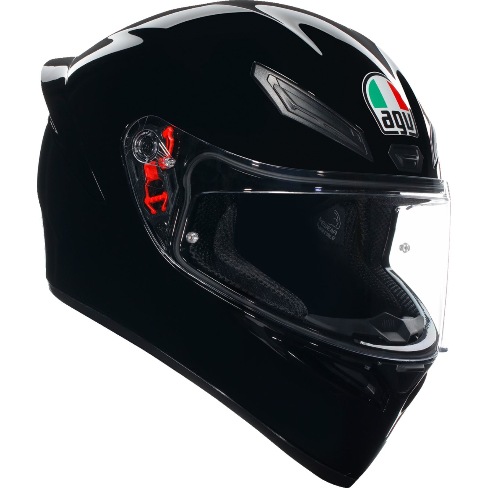 AGV Helmets K1 S Helmet - Black - Large 2118394018027L