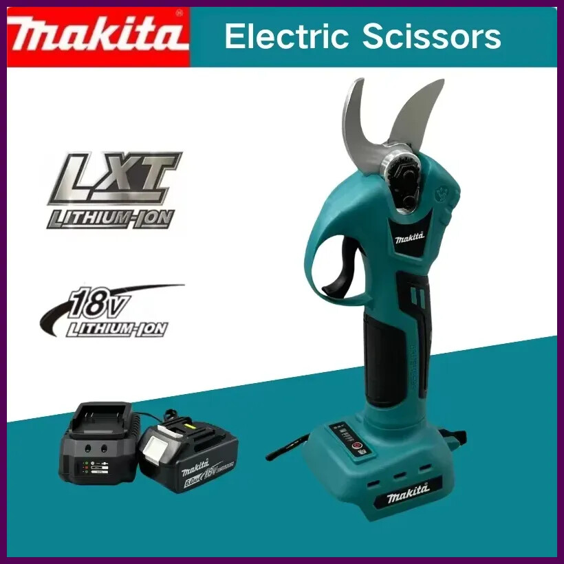 Makita 18v Battery Professional Cordless Electrician Scissors Pruning Shears...