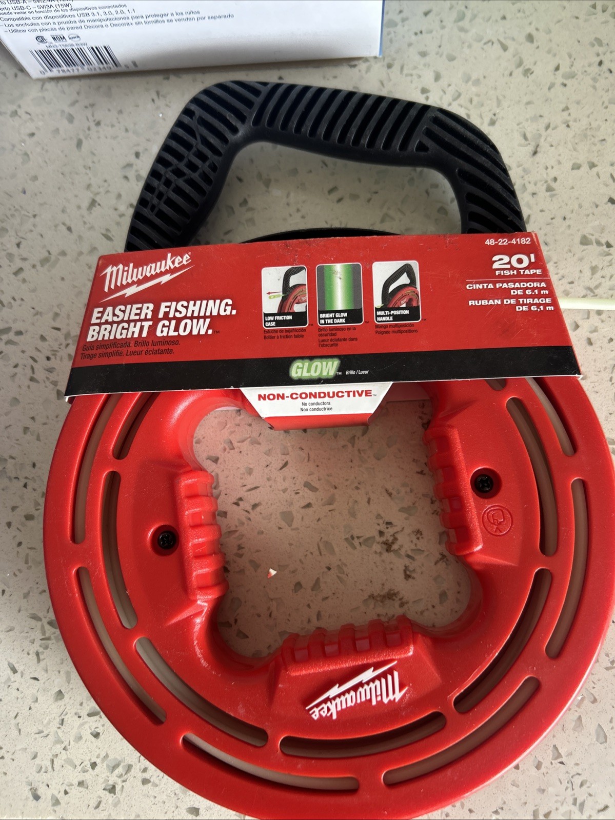 Milwaukee 48-22-4182 20' Glow in the Dark Fish Tape