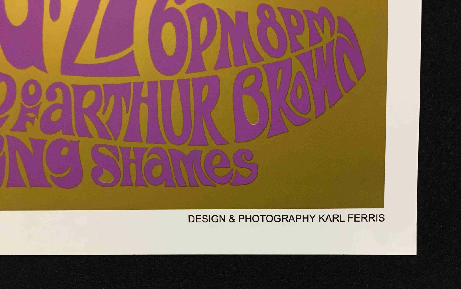 Jimi Hendrix Experience Poster for 1967 Saville Theater Performance Karl Ferris