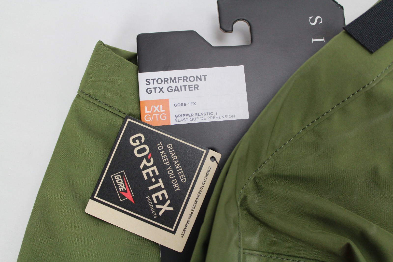 NEW! Sitka Stormfront GORE-TEX GTX Leg Gaiters Covert Olive Black Unisex L-XL