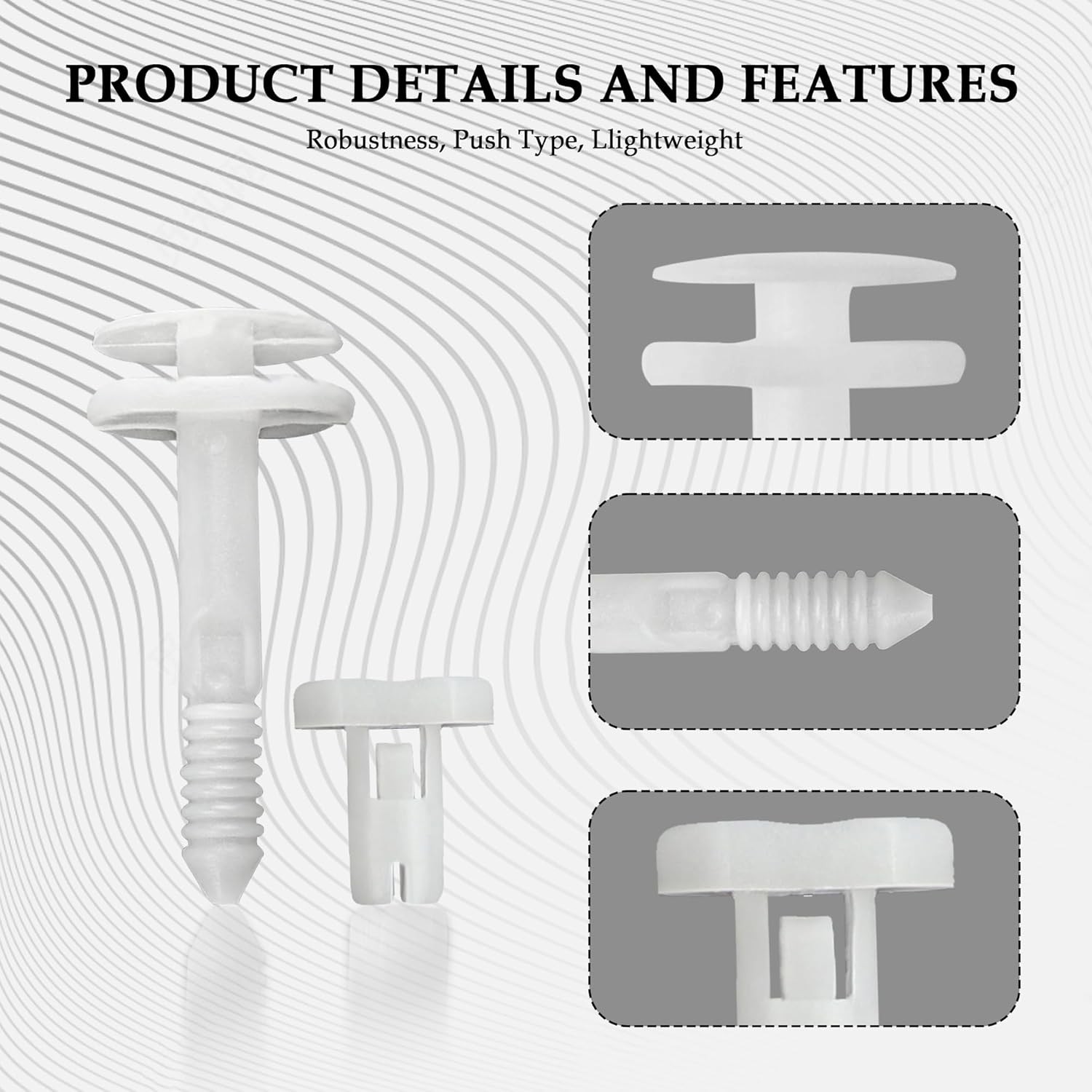 50PCS Compatible with GM Door Panel Clips OEM#15960325,Door Panel Retainer Clips