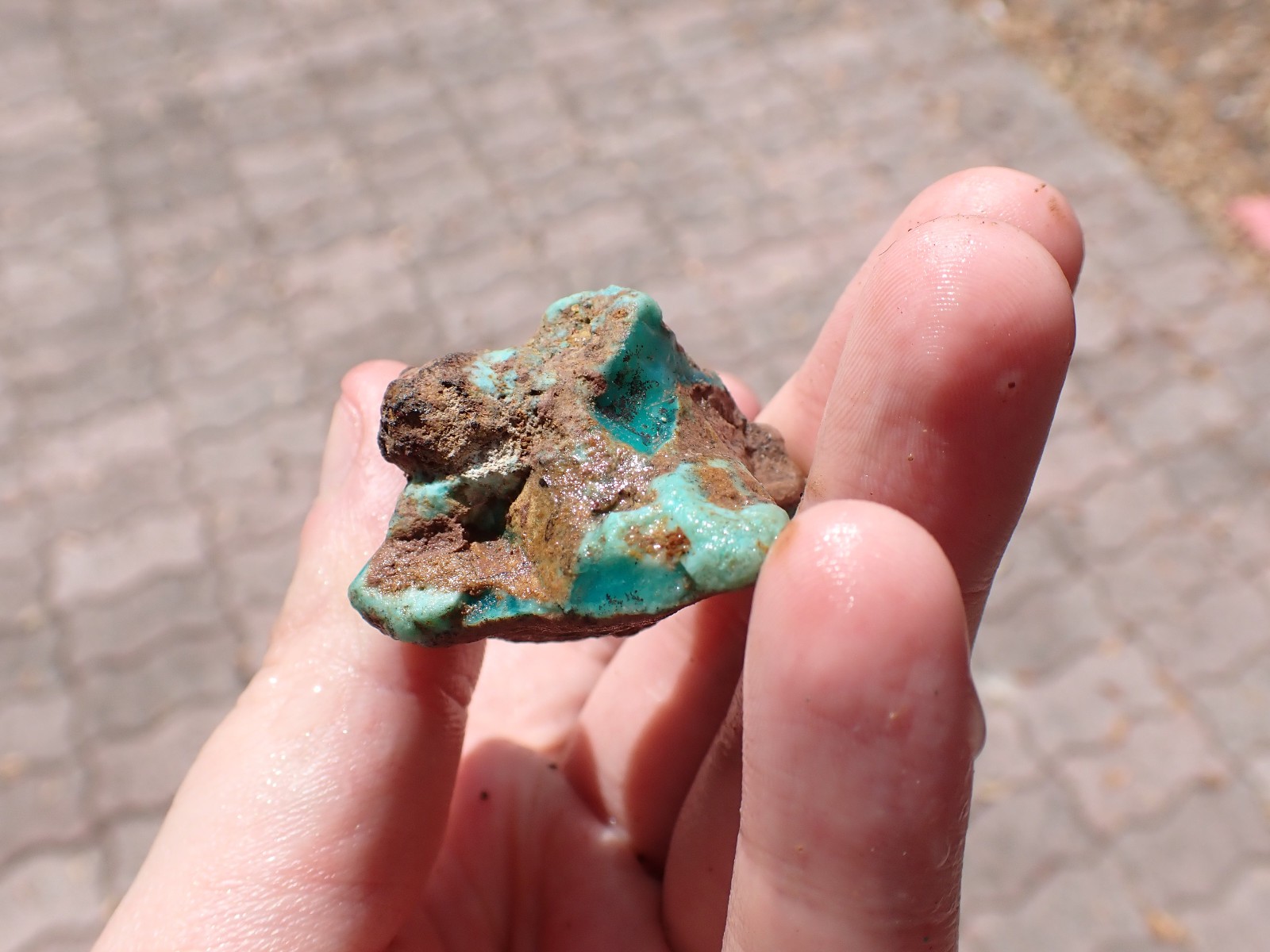 Gem Silica Rough 25.8g Ray Mine 1980's Greens and Blues - Translucent!