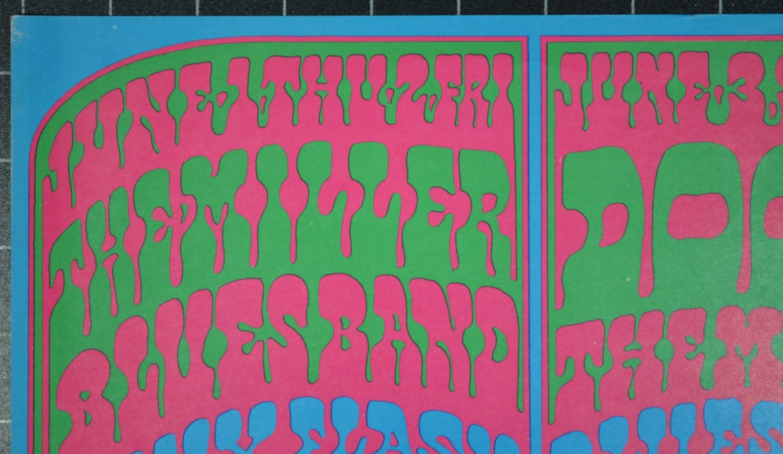 FAMILY DOG 64 - THE DOORS - THE MILLER BLUES BAND - SECOND PRINTING POSTER