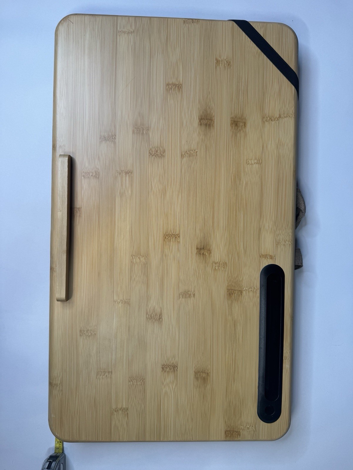 Wishacc Portable Bamboo Lap Desk Laptop Stand Working w/Handle Home Office Wood