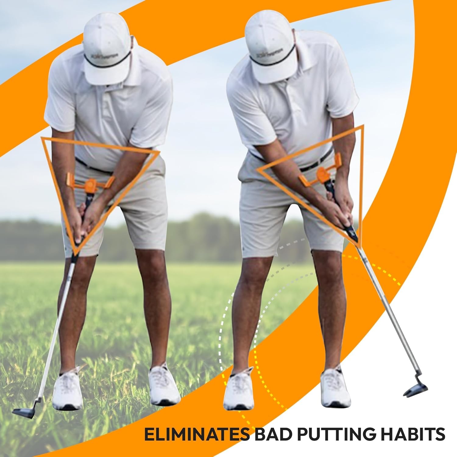 New Orange Whip Golf Putt Master