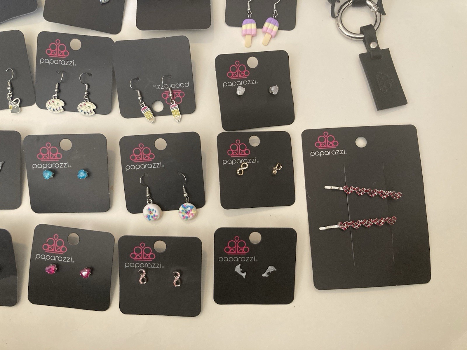 Paparazzi Kids Jewelry Mixed Lot of 27 Plus Keychain New