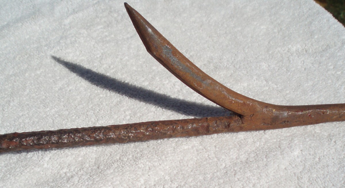 1700' ? BRONZE IRON EARLY HISTORIC PRIMITIVE ANTIQUE WHALING WHALE HARPOON SPEAR