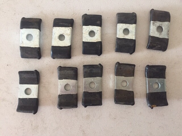 Hydraulic line holders, brackets good for Case 1845C, 1845B, 70xt, 60xt 40xt