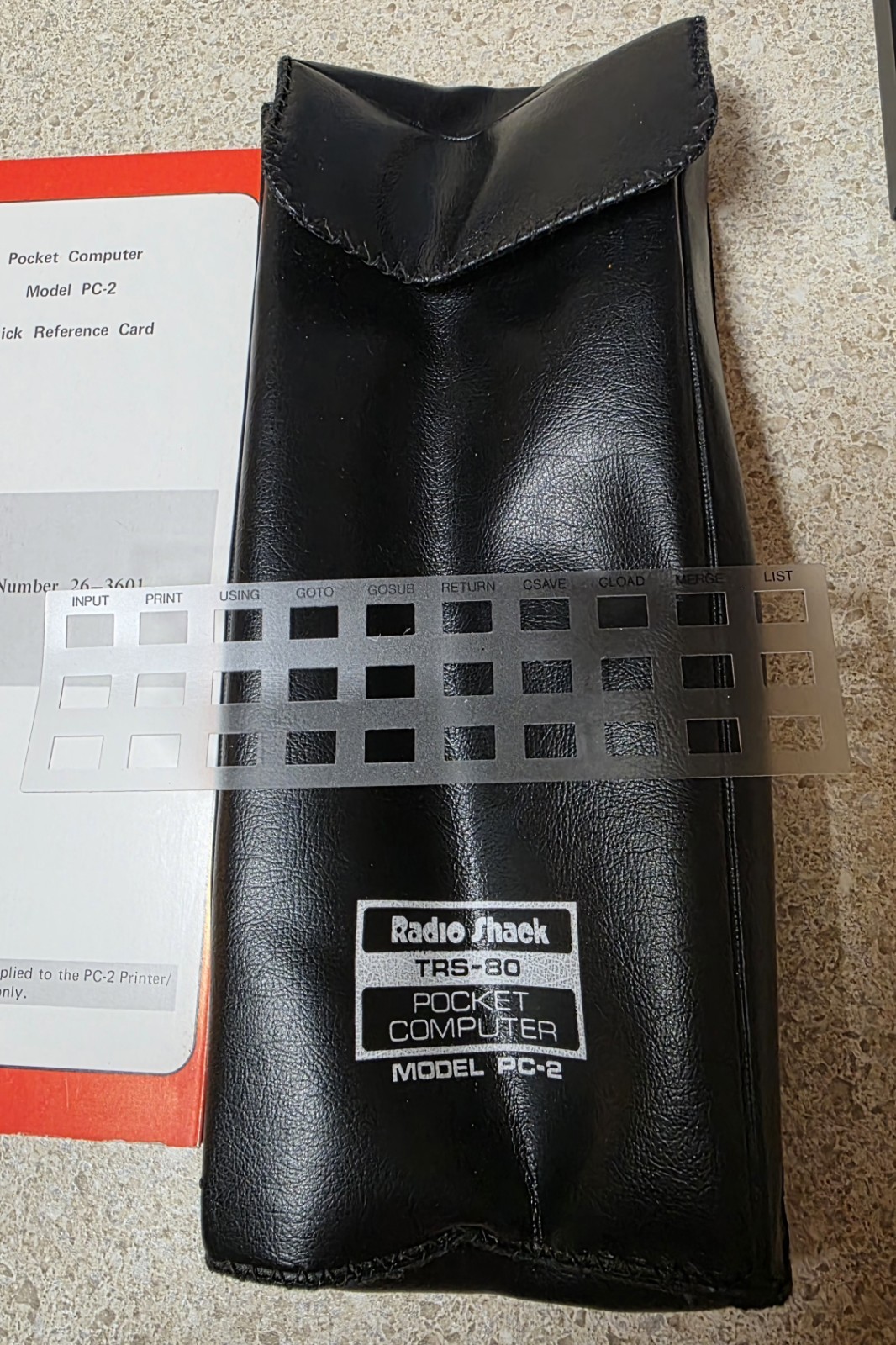 Radio Shack TRS-80 Pocket Computer PC-2 Japan Box Tested 26-3601 Vtg