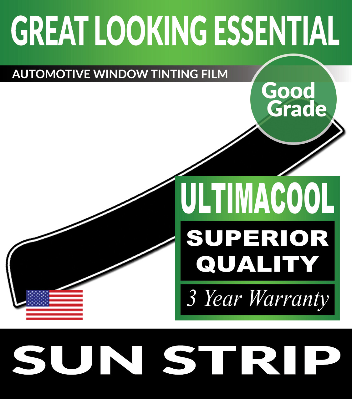 ULTIMACOOL PRECUT WINDOW TINT KIT FOR CHEVY TRAX 24-26 SUN STRIP