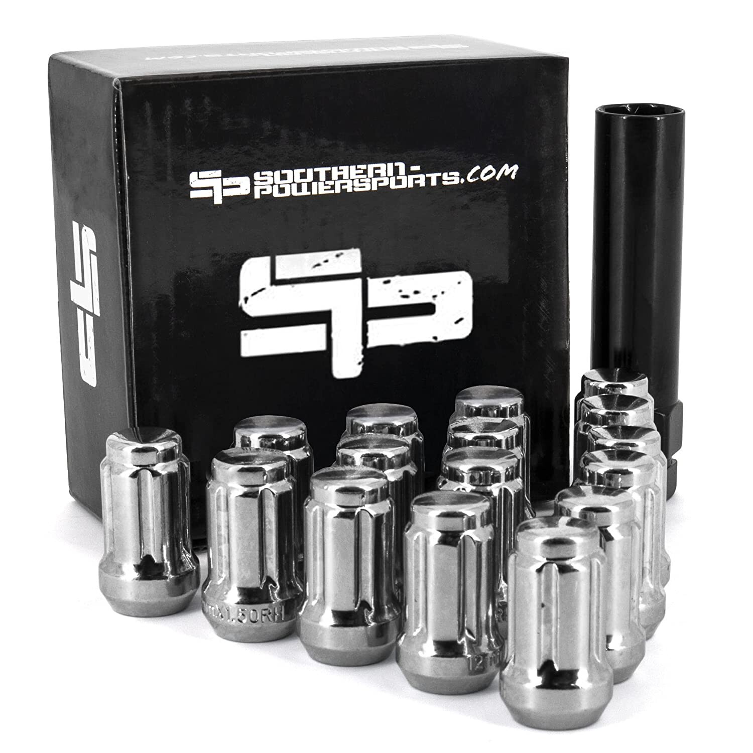 Polaris RZR XP 1000 900 S Turbo Ranger General M12x1.5 Chrome Lug Nuts w/Key