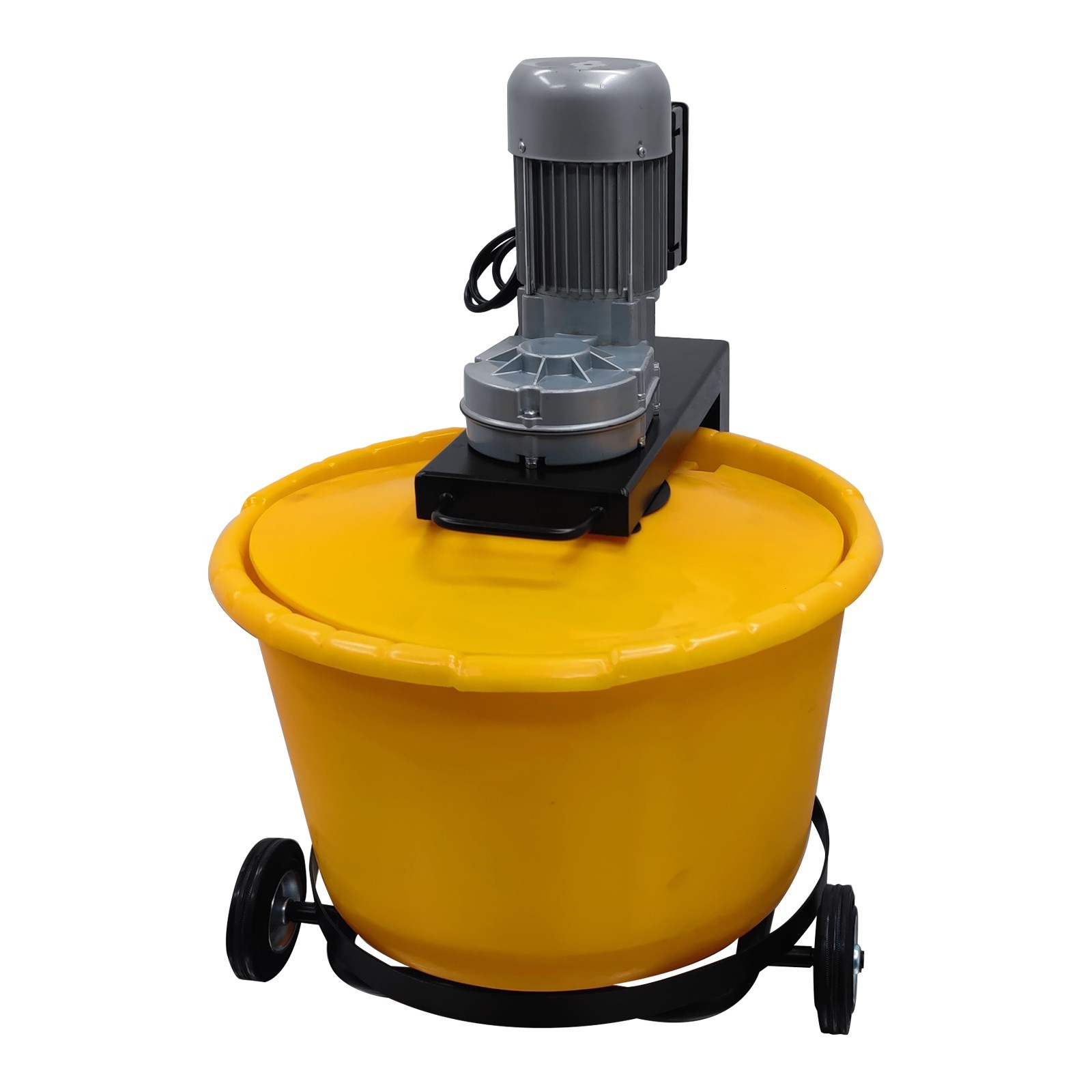 2.3 cu.ft Electric Bucket Mixer Mortar Epoxy Plaster Mixing Machine w/Wheel 375W