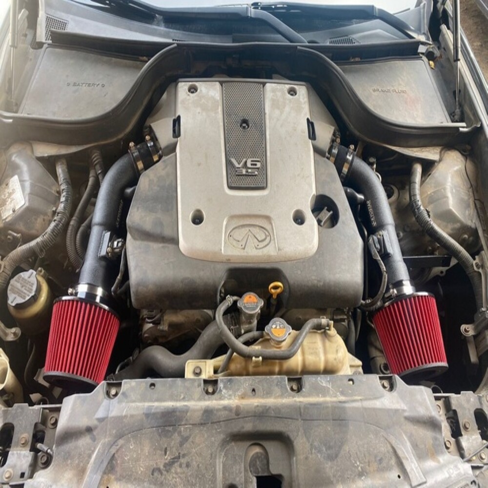 KYOSTAR Short Ram Air Intake System Aluminum For Infiniti G35 Sedan 3 2007-2008