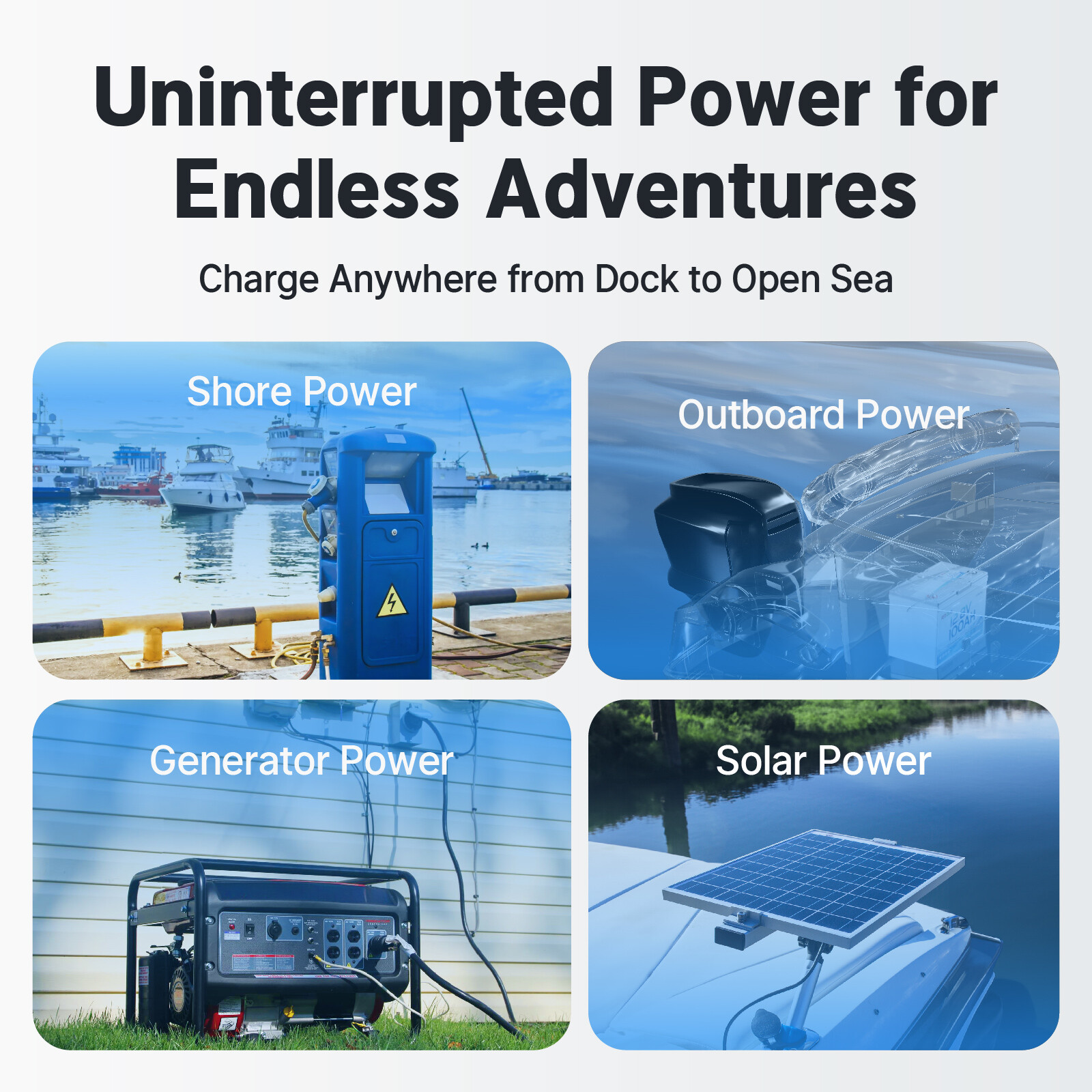 Redodo 12V 100Ah Bluetooth Dual-Purpose 900CCA Group27 Marine Starting Battery