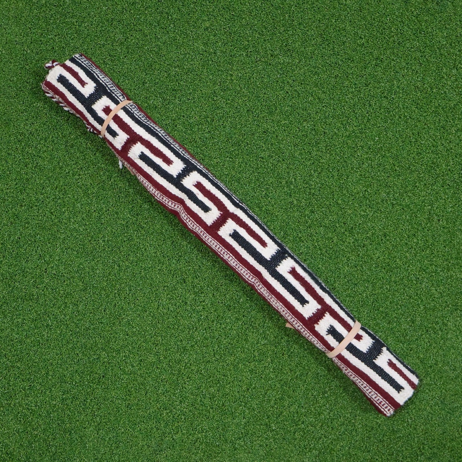 Simple Tri-Burgundy Sarape Charro Horse Saddle