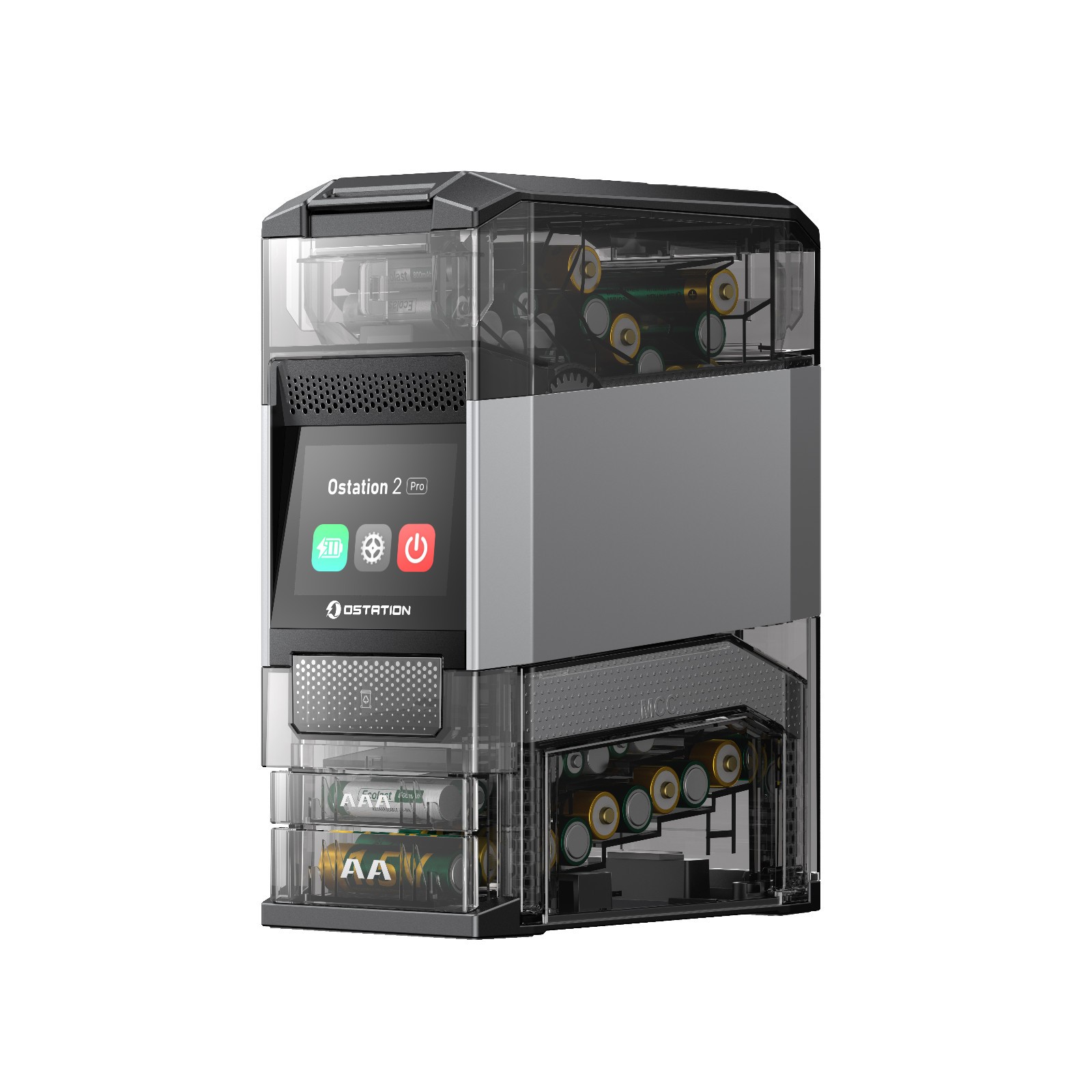 Olight Ostation 2 Pro 3-in-1 Smart Battery Hub for AA & AAA w/Touch Screen