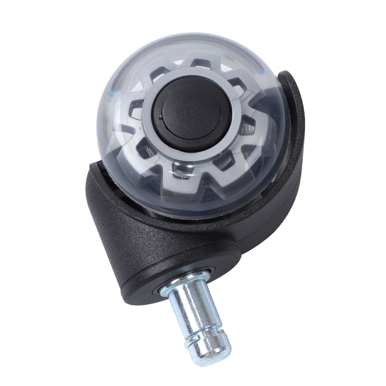 5 Pack Office Chair Wheels Replacement Rubber Chair Casters 360° Swivel 2 Inch