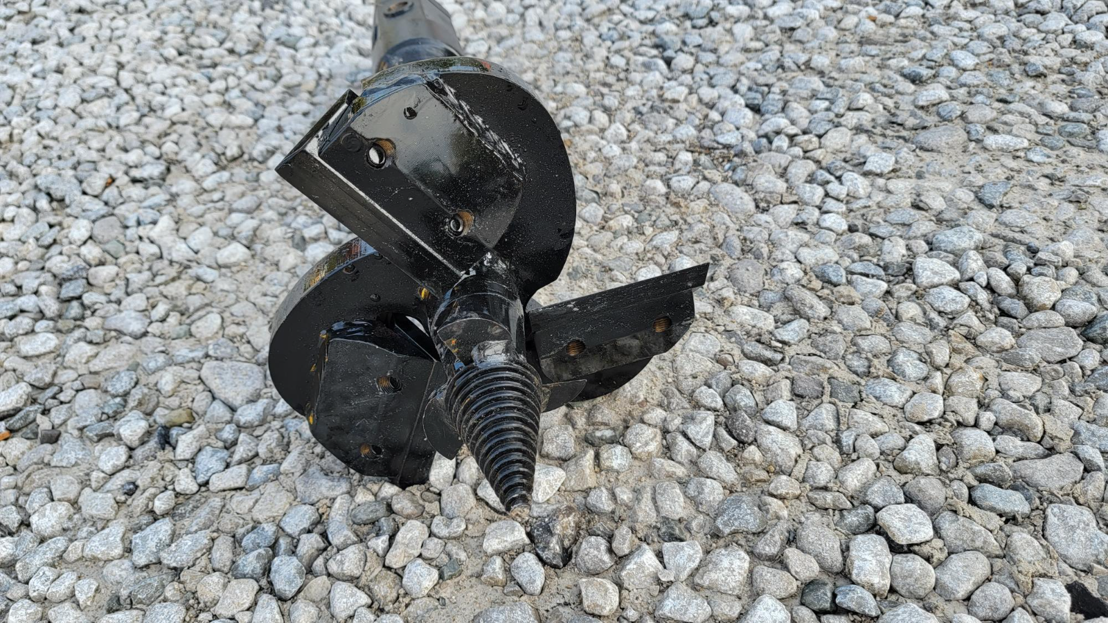 Danuser 10" Hex Stump Auger Planer With Steel Cutting Blades and Pilot 190127