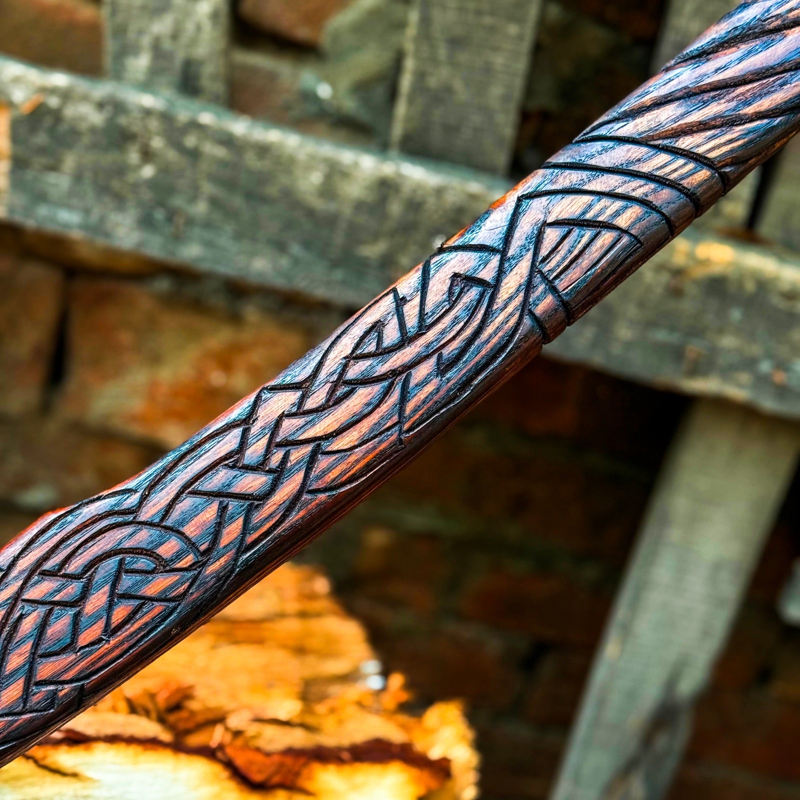 40" Hand-Forged Viking Battle Axe – Norse Two-Handed Scandinavian Axe – Gift Axe