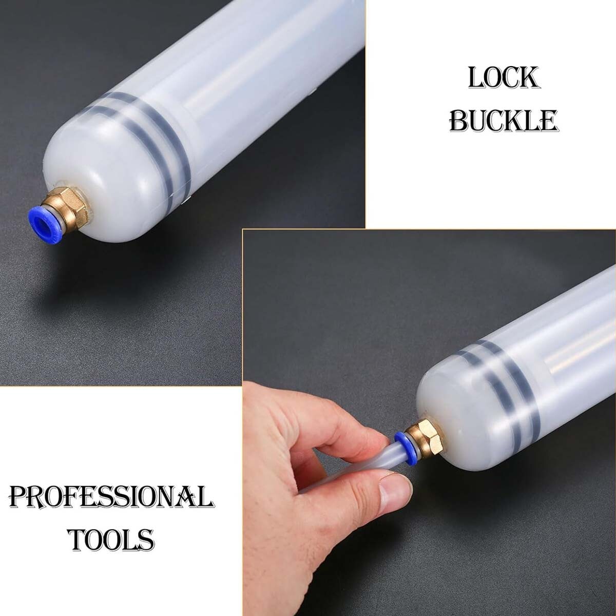 Automotive Fluid Extractor Pump Oil Change Syringe With Hose Manual Fuel Suction