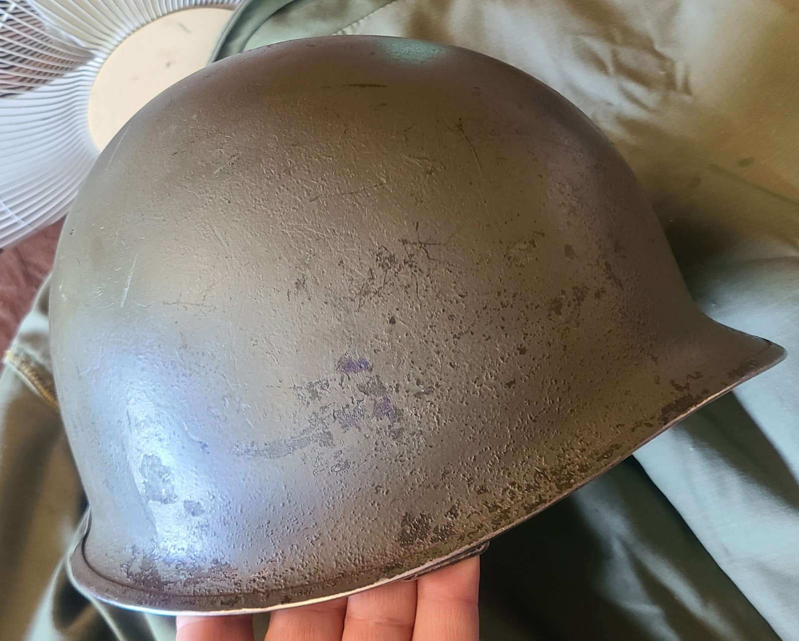 WW2 Fixed Bale Helmet - Original Relic - 220A Early War