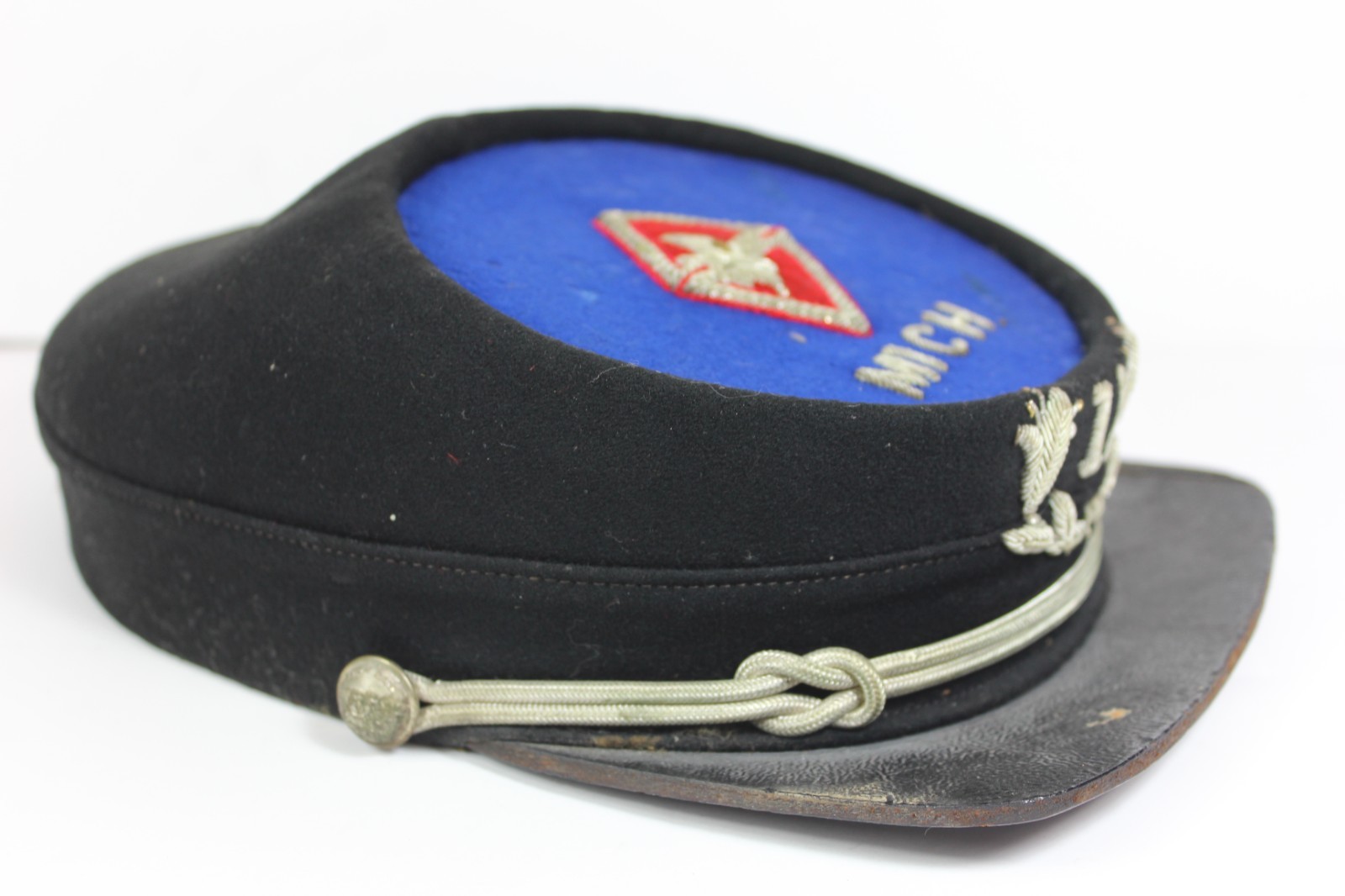 Authentic Civil War Veterans Union Kepi Cap 11th Michigan Knights of Pythias