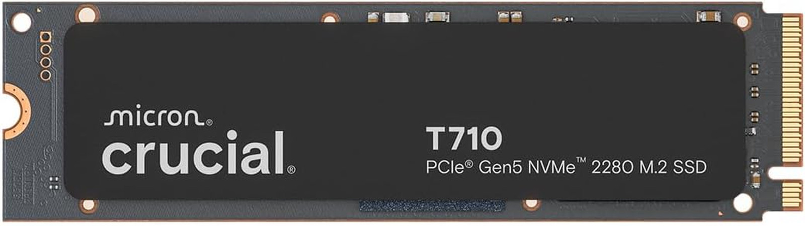 Crucial T710 1TB PCIe Gen5 NVMe SSD M.2 2280 - Up to 14900 MB/s Read