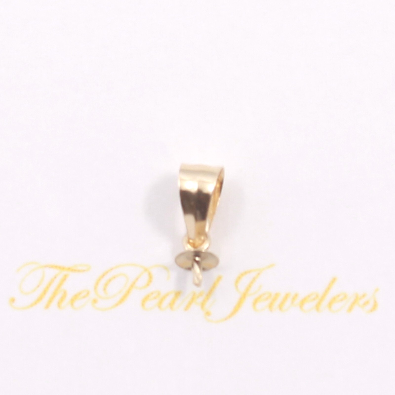 TPJ 14k Solid Yellow or White Gold Bail Findings Good For DIY