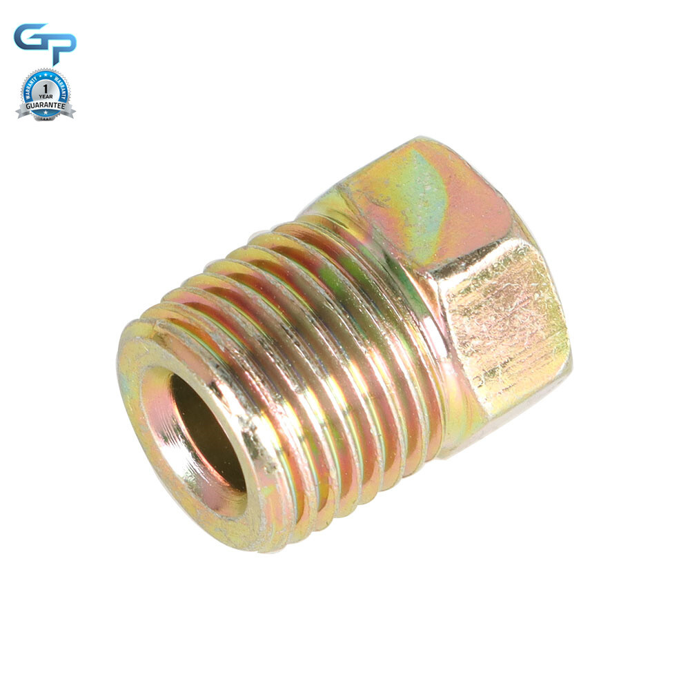 25 Foot Roll Coil of 3/16'' OD Copper Coated Brake Line Tubing Kit w/ 16 Fitting