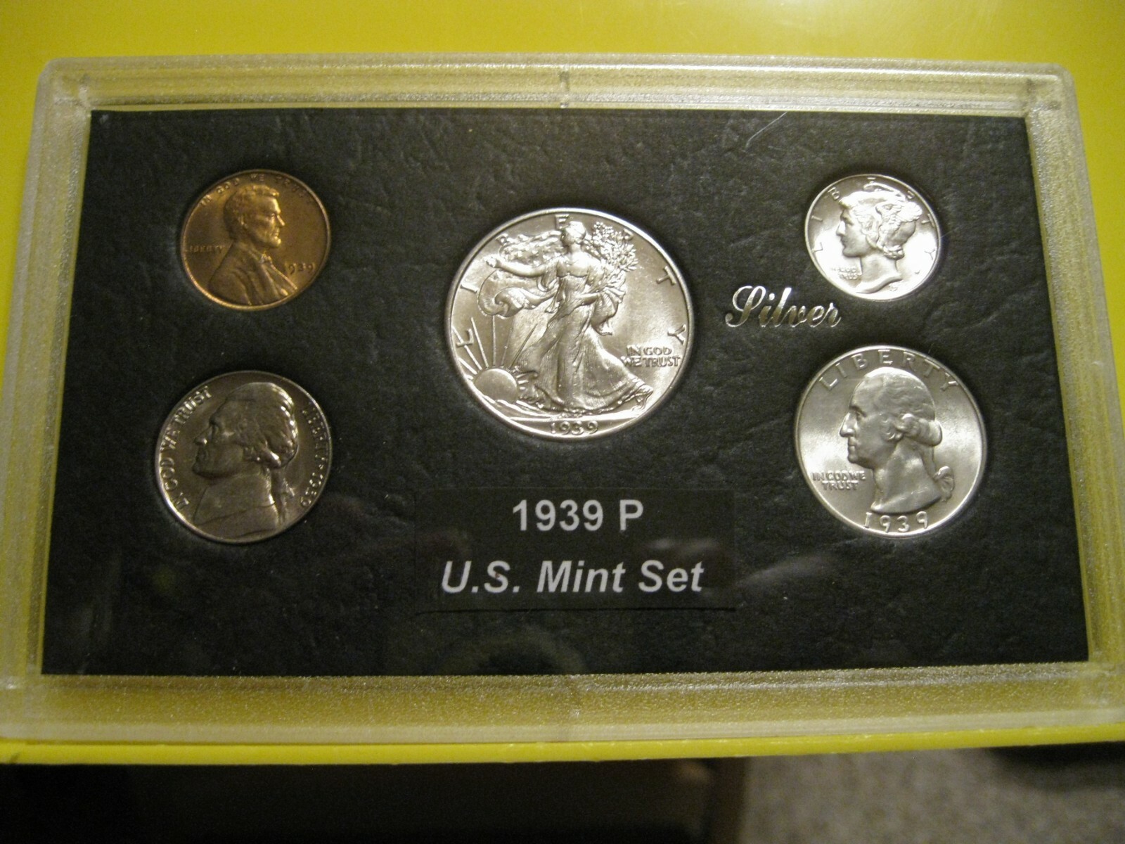 1939 P US Silver Mint Set Brilliant Uncirculated!