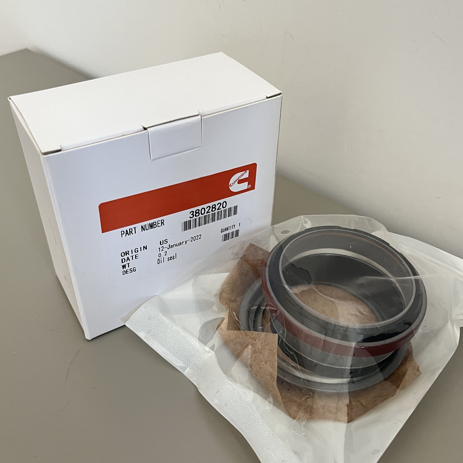 NEW Cummins 3802820 Front Main Crankshaft Oil Seal kit for 89-12 Dodge 5.9L 6.7L