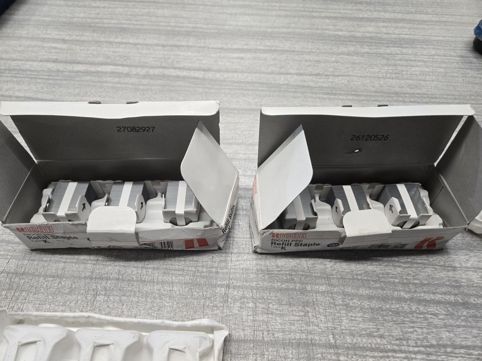Ricoh PPC Refill Staple Type K- 3 Refills Per Pack- Lot Of 2 Packs (6 Refills)