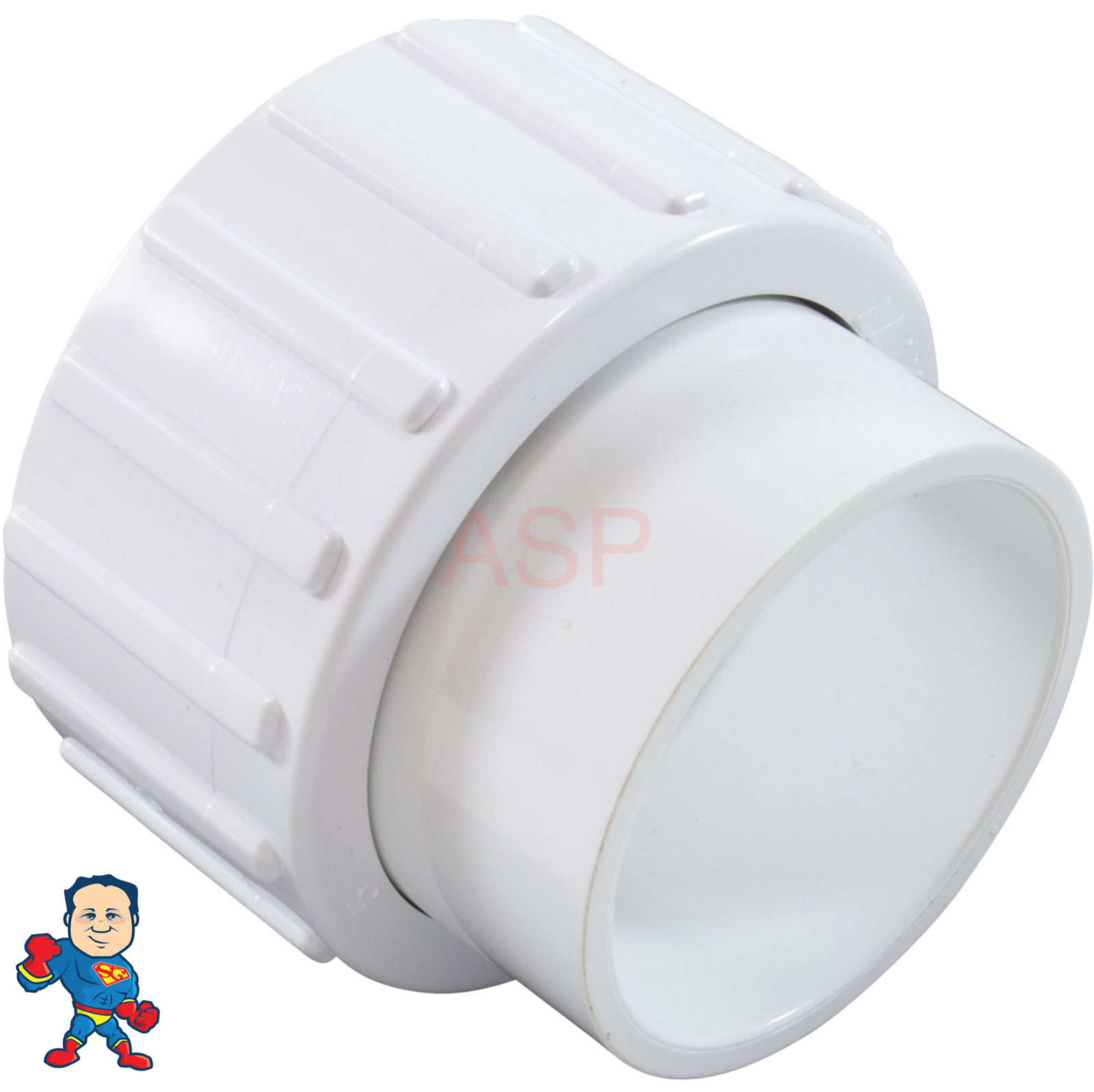 (1) Hot Tub Spa 1 1/2" Slip X 1 1/2" Pump Union with Gasket Video How To