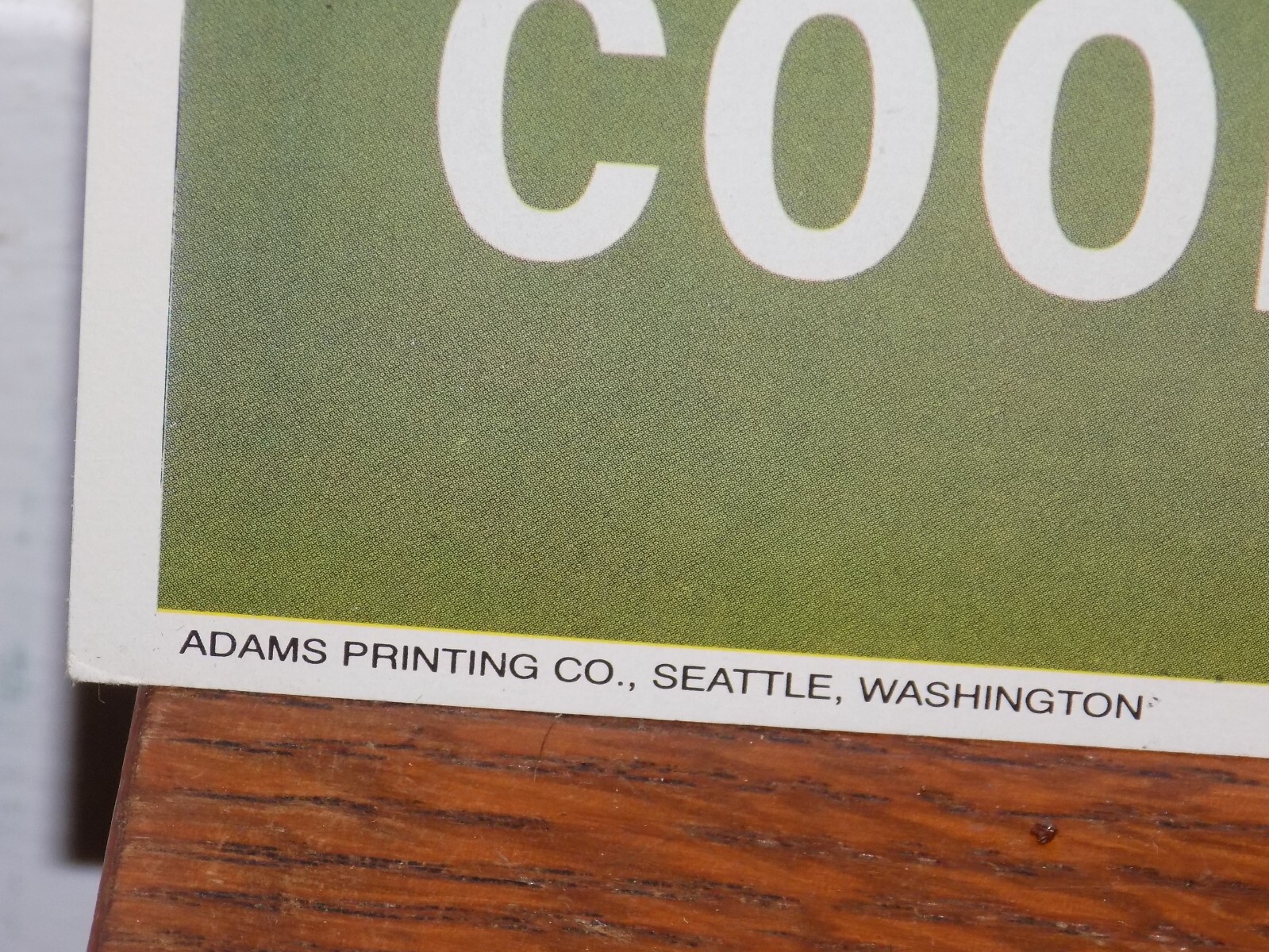 Vintage 1958 Veedol Motor Oil Cardboard Store Sign