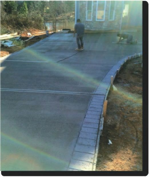 Worn Brick 8" | Concrete Border Stamp by Walttools (Single)