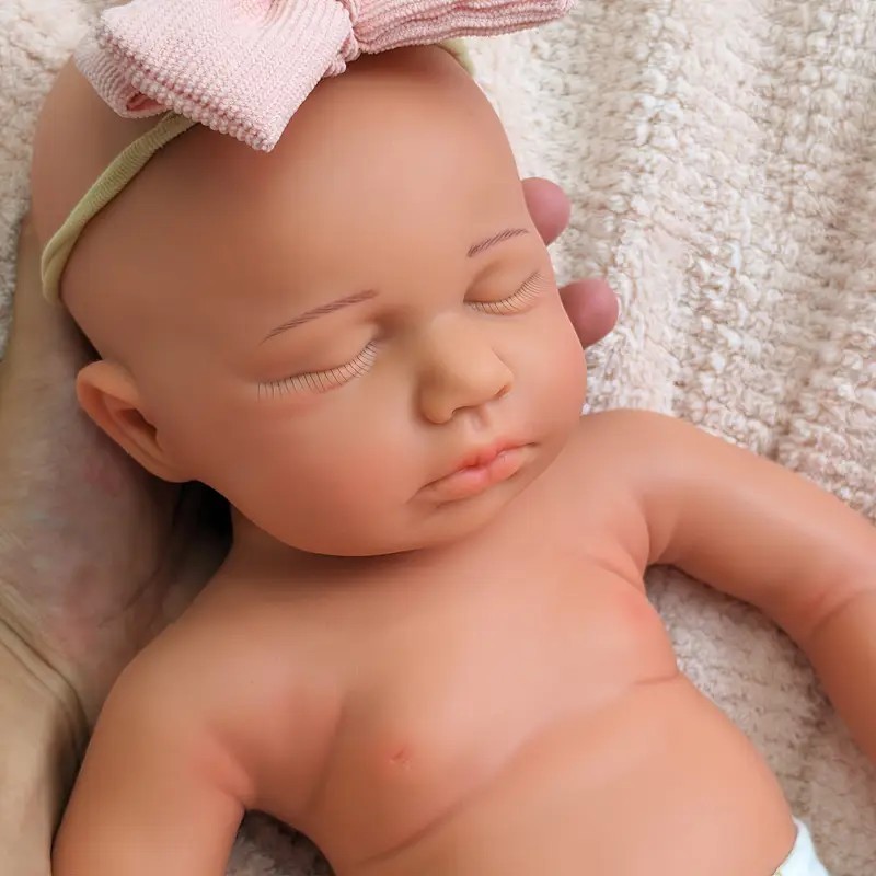 47cm silicone doll silicone reborn doll handmade whshable toys gifts crafts