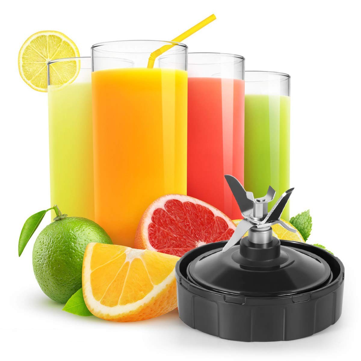 7 Fins Gear Replacement Extractor Blade Parts Fits for Nutri Ninja Blender