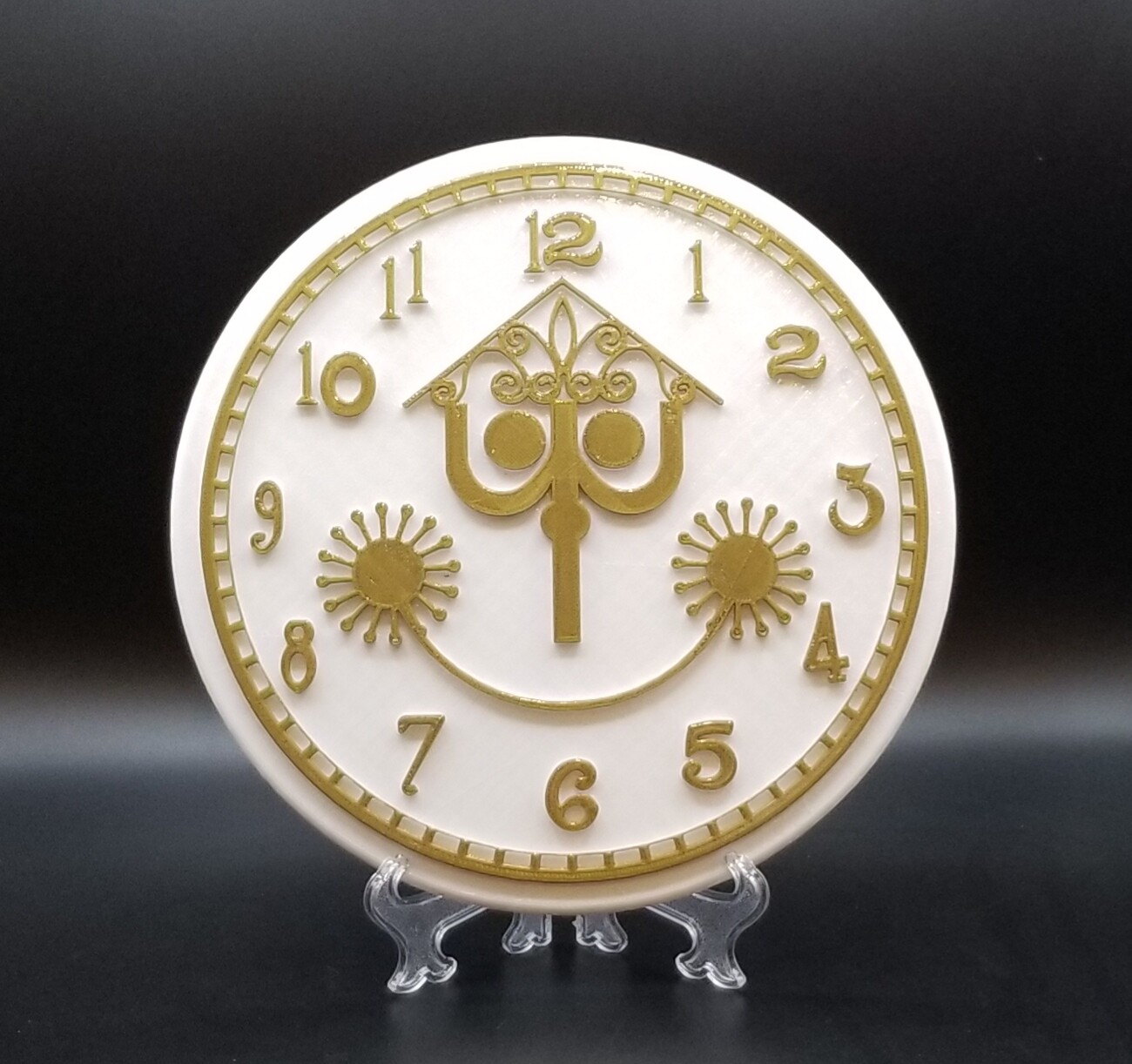 9" It's a Small World Clock Face Inspired Sign (Disney World Inspired Prop)